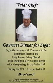 Five course dinner with wine pairings in the Parish Hall 180//280